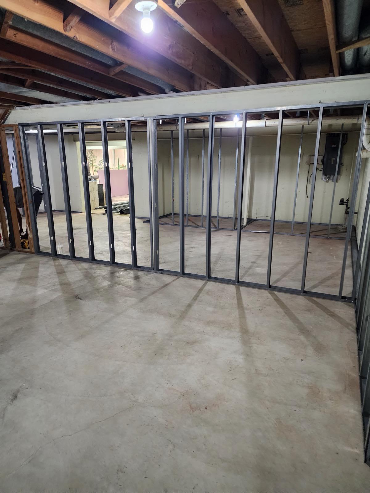 Basement framing photo 3