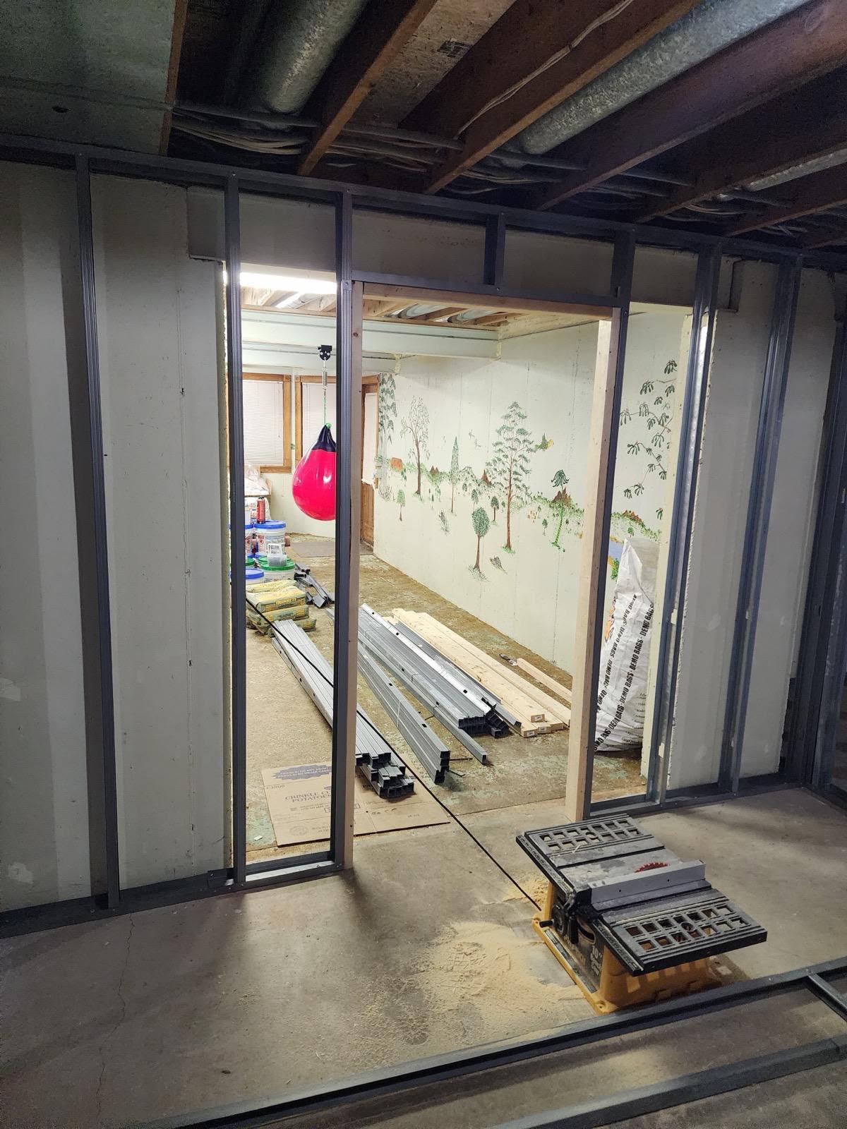 Basement framing photo 7